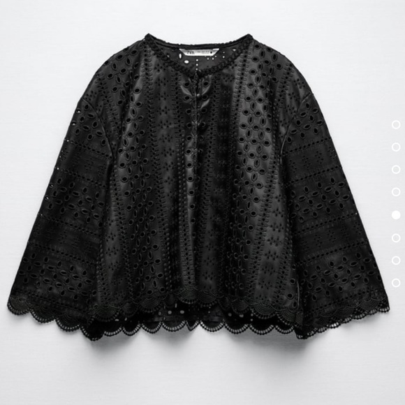 Brand New Zara OpenWork Embroidered Top 4369/278 - Picture 9 of 10